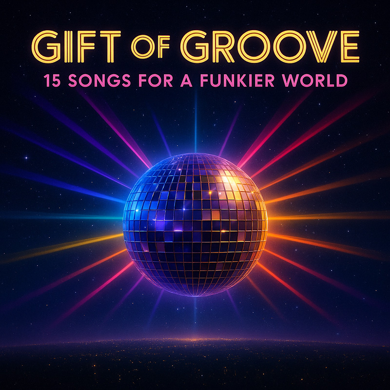 Gift of Groove — disco planet with radiant beams